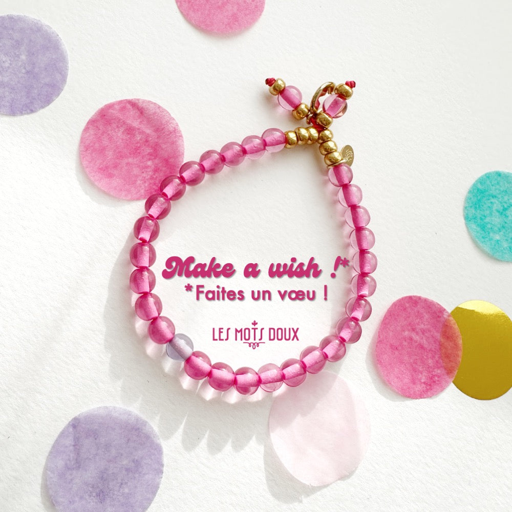 Bracelet "Make a wish" rose