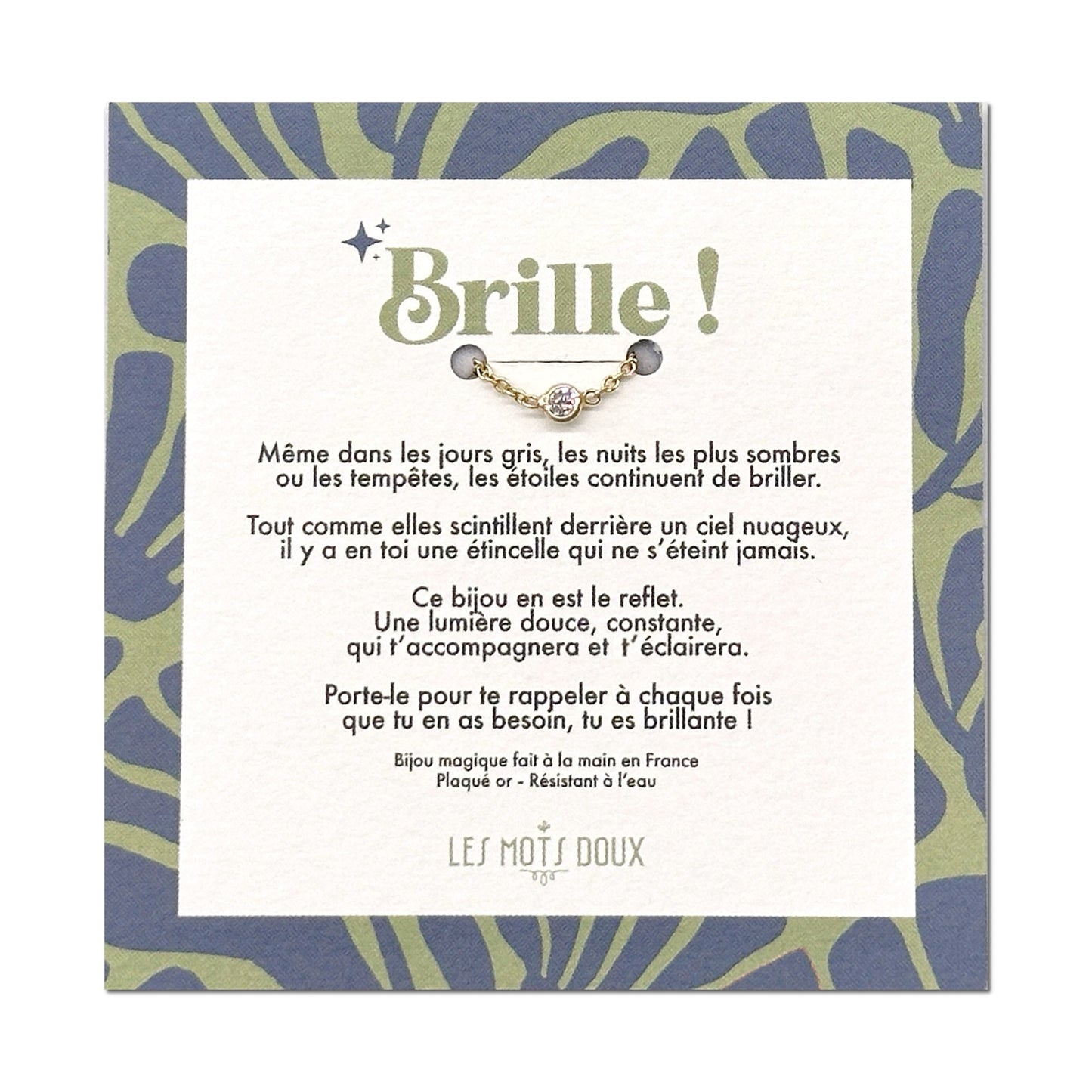 Bague "Brille" plaquée or
