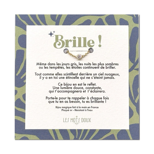 Bague - Brille - plaquée or