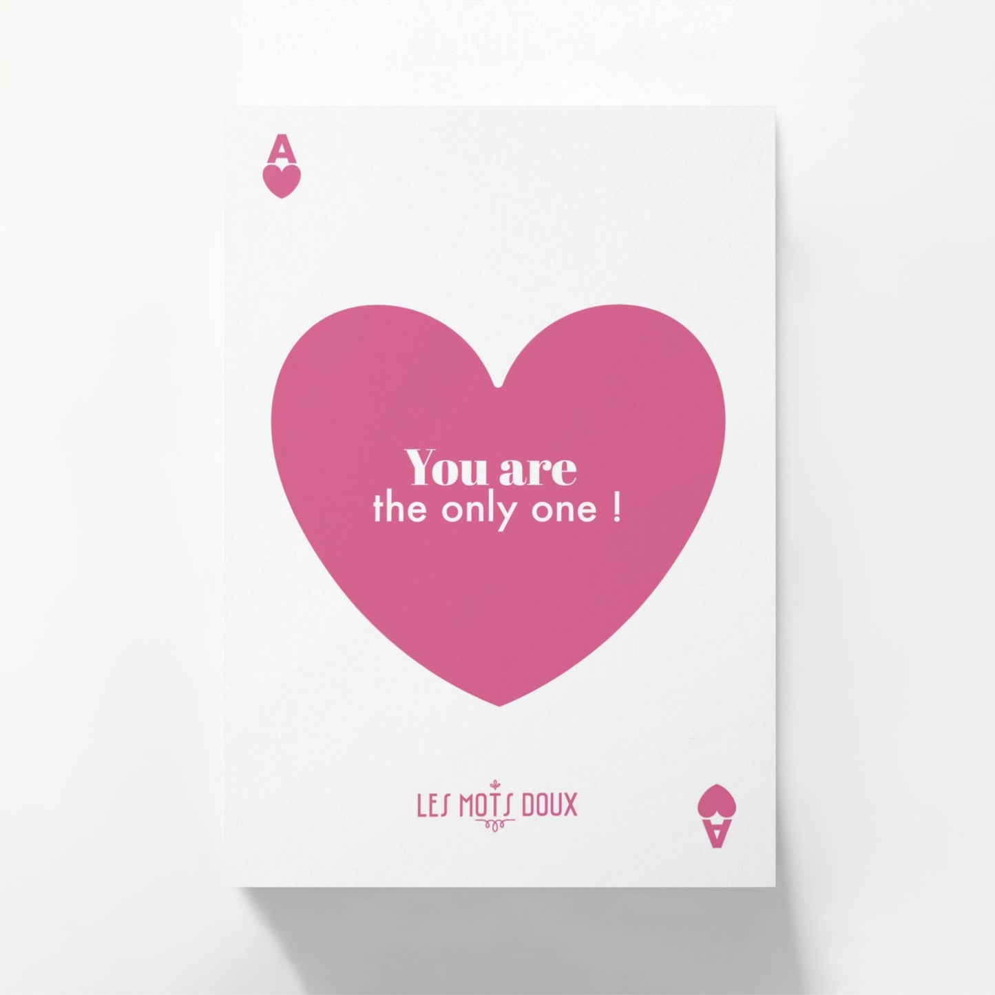 Carte postale "You are the only one !"