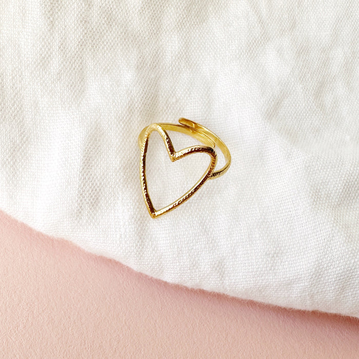 Bague Cœur Cadeau