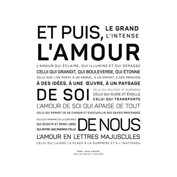Les Mots Doux x Les Mots à l'affiche : Bracelet code morse - Amour