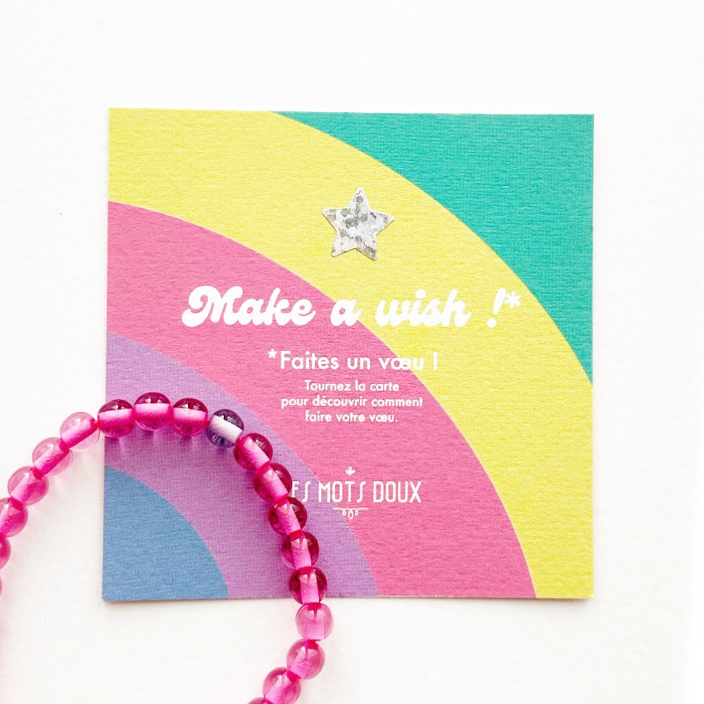 Bracelet "Make a wish" rose