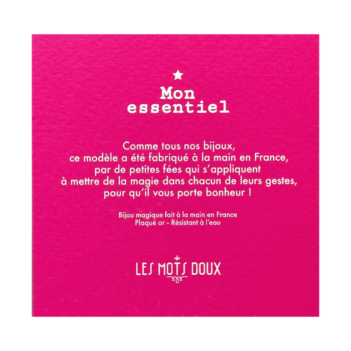 Bracelet - Mon essentiel - cordon Cobalt