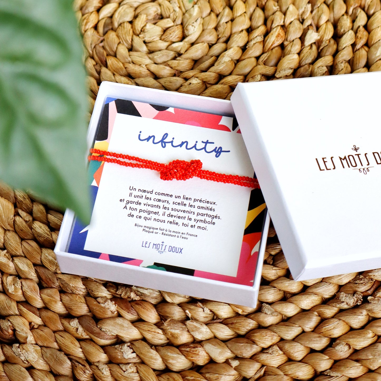 Bracelet - Infinity - Rouge