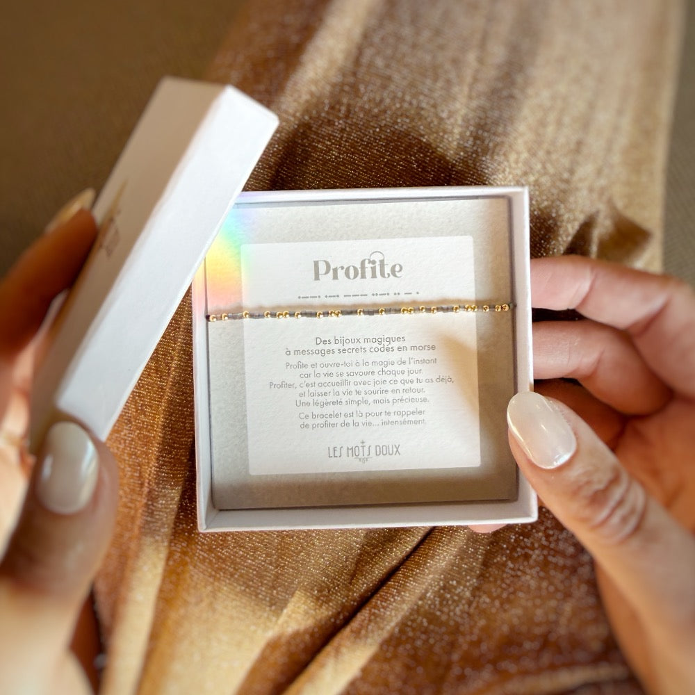 Bracelet Code Morse : Profite