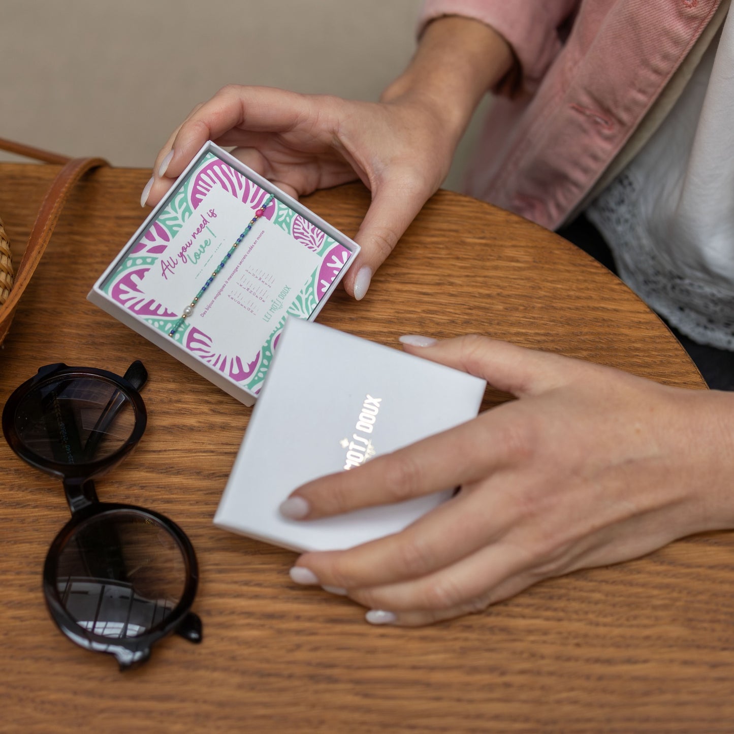 Bracelet code morse - All you need is love - Summer 25