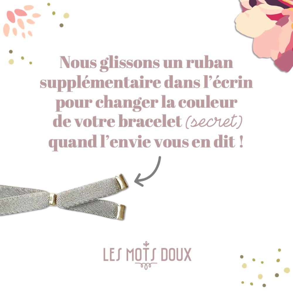 Bracelet Bijou Secret - Je porte bonheur