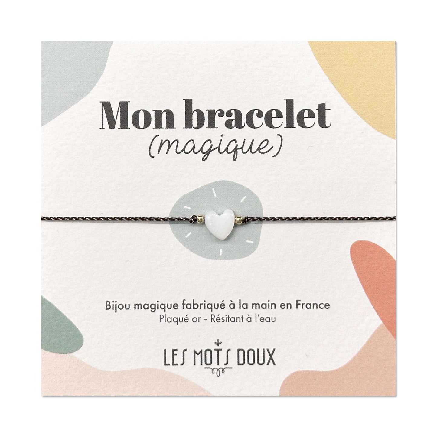 Bracelet (magique) coeur chocolat