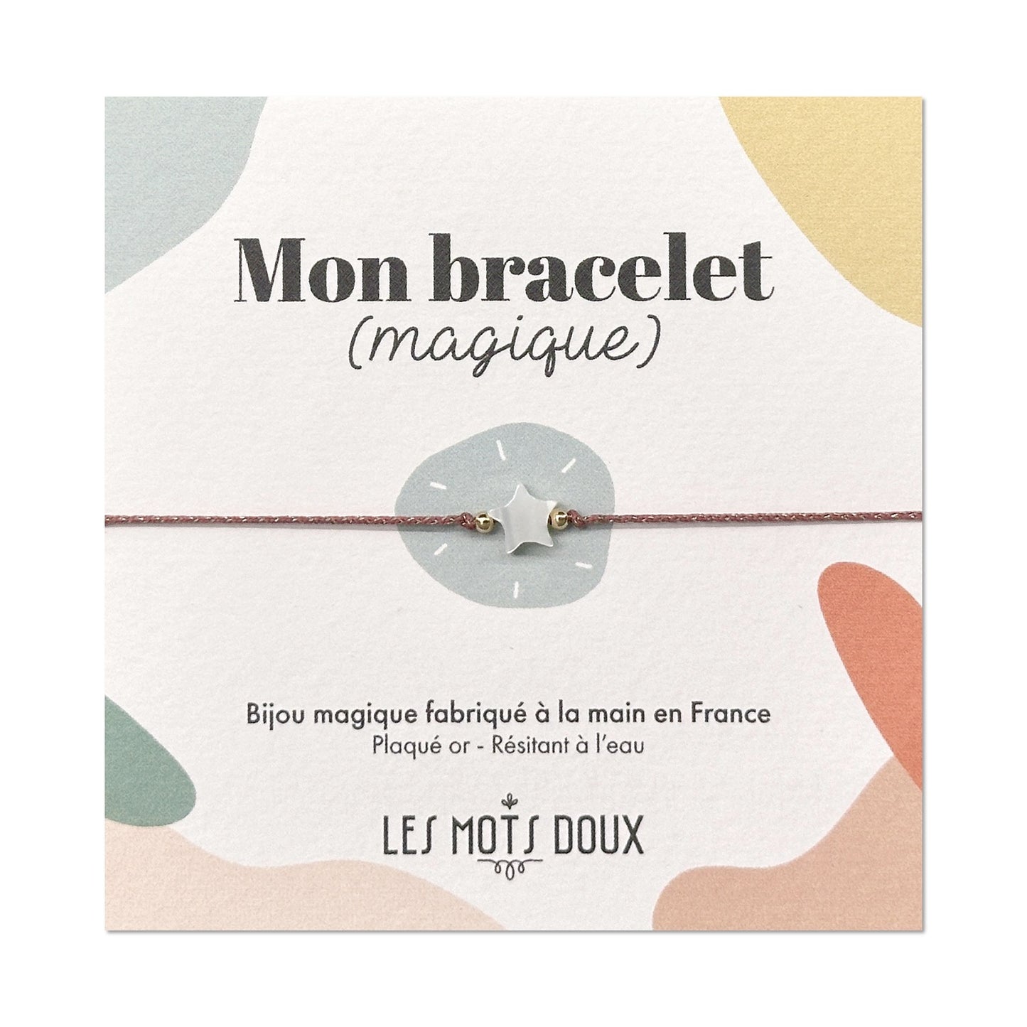 Bracelet (magique) étoile rose