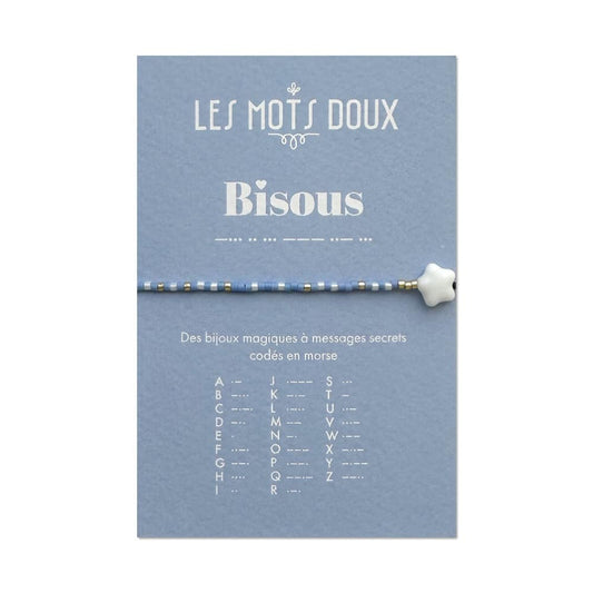 Bracelet enfant Code morse : Bisous