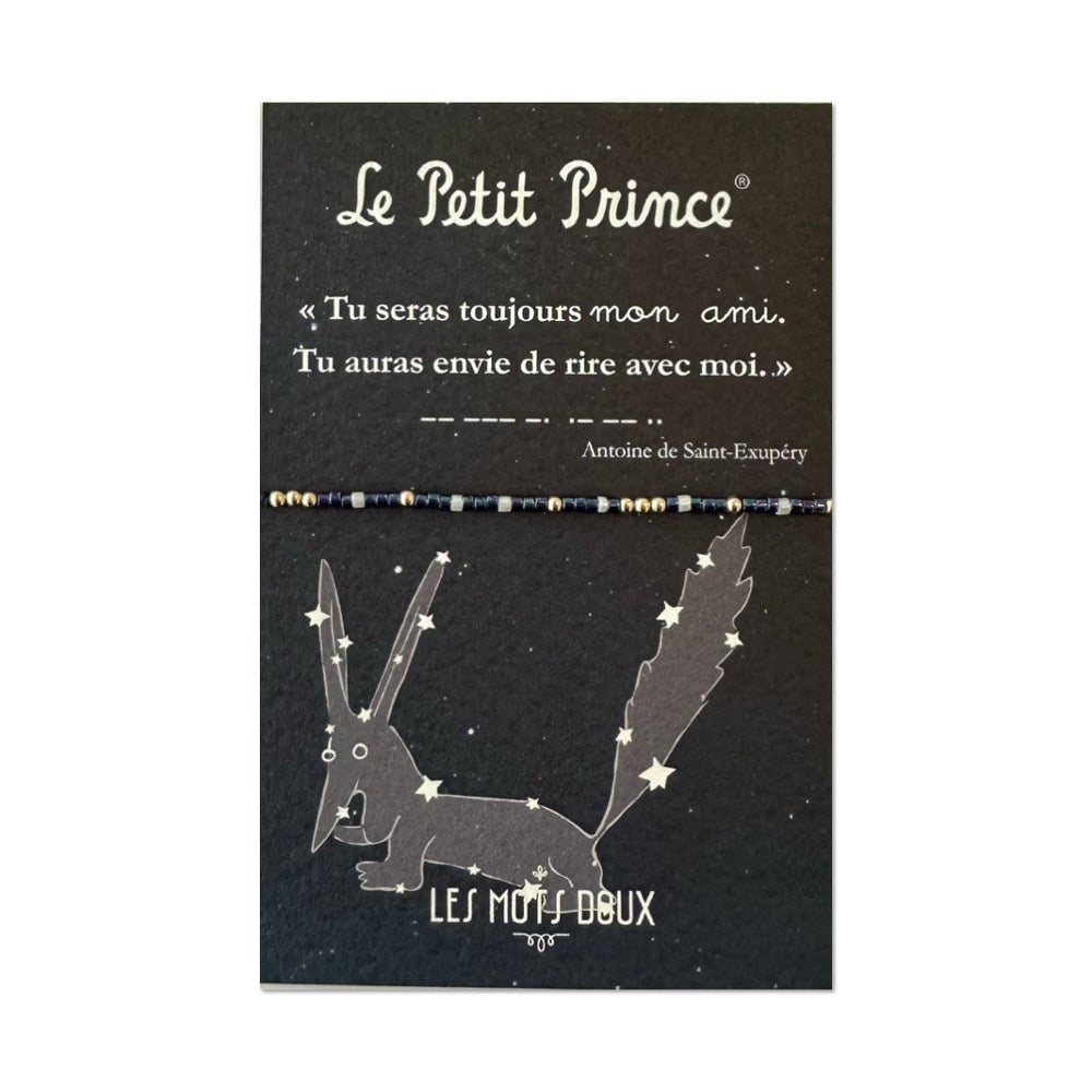 Bracelet code morse Le Petit Prince : Mon ami