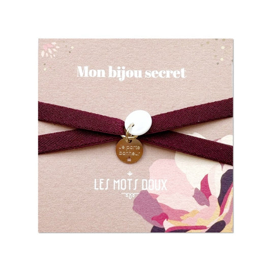 Bracelet Bijou Secret "Je porte bonheur"