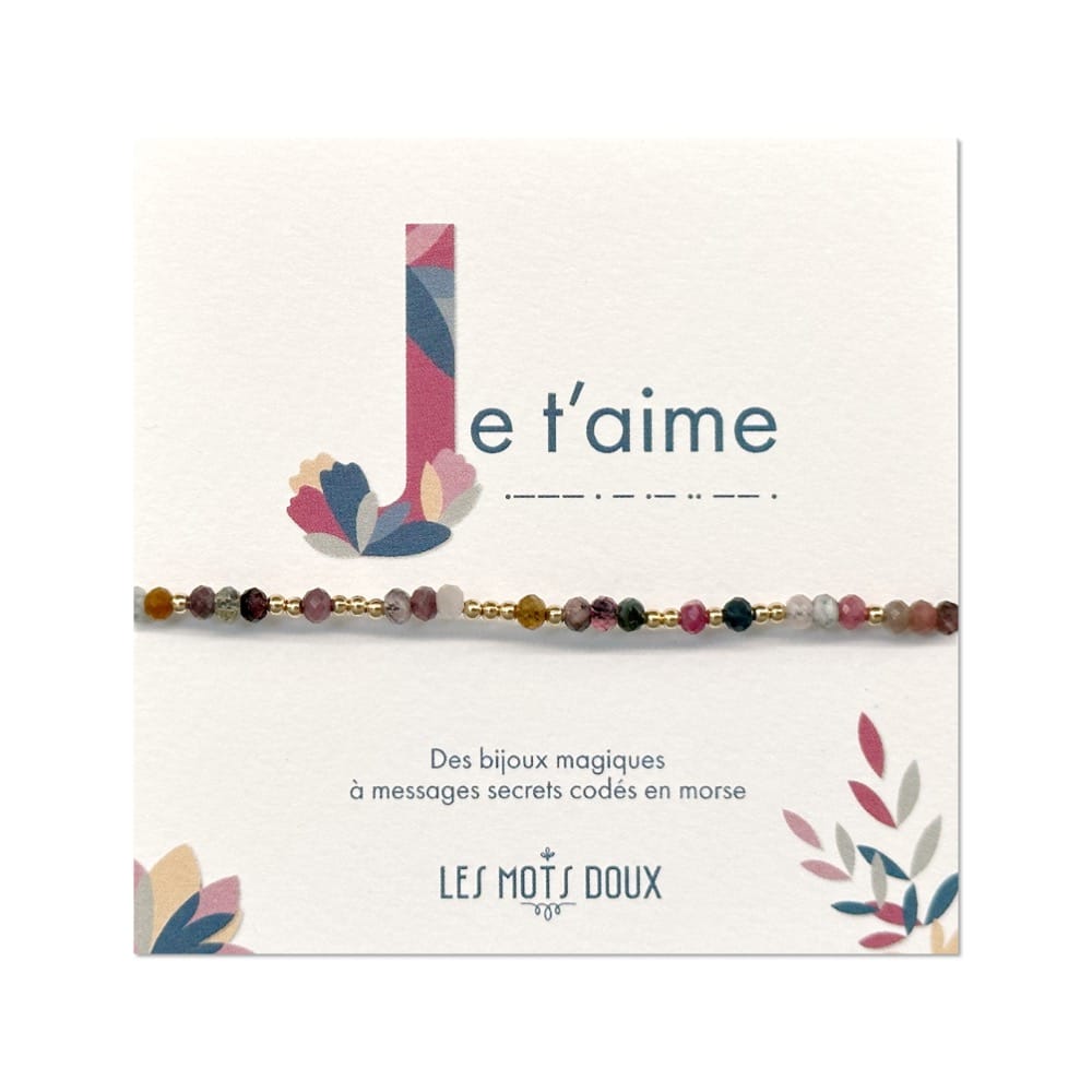 Bracelet Code Morse : Je t'aime