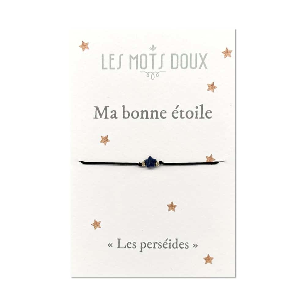 Bracelet "Ma bonne étoile" (4 couleurs au choix)