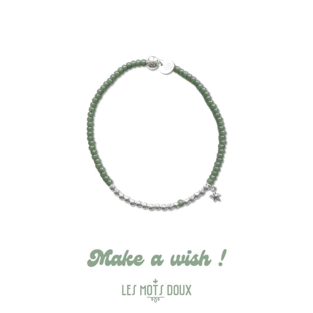 Bracelet “Make a wish” : vert