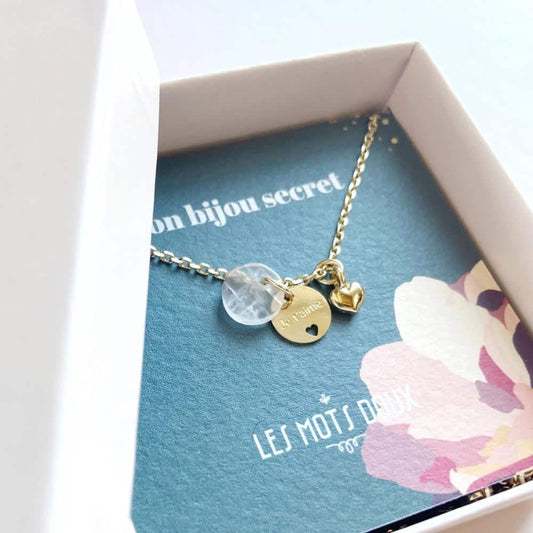 Collier Bijou Secret "Je t'aime"