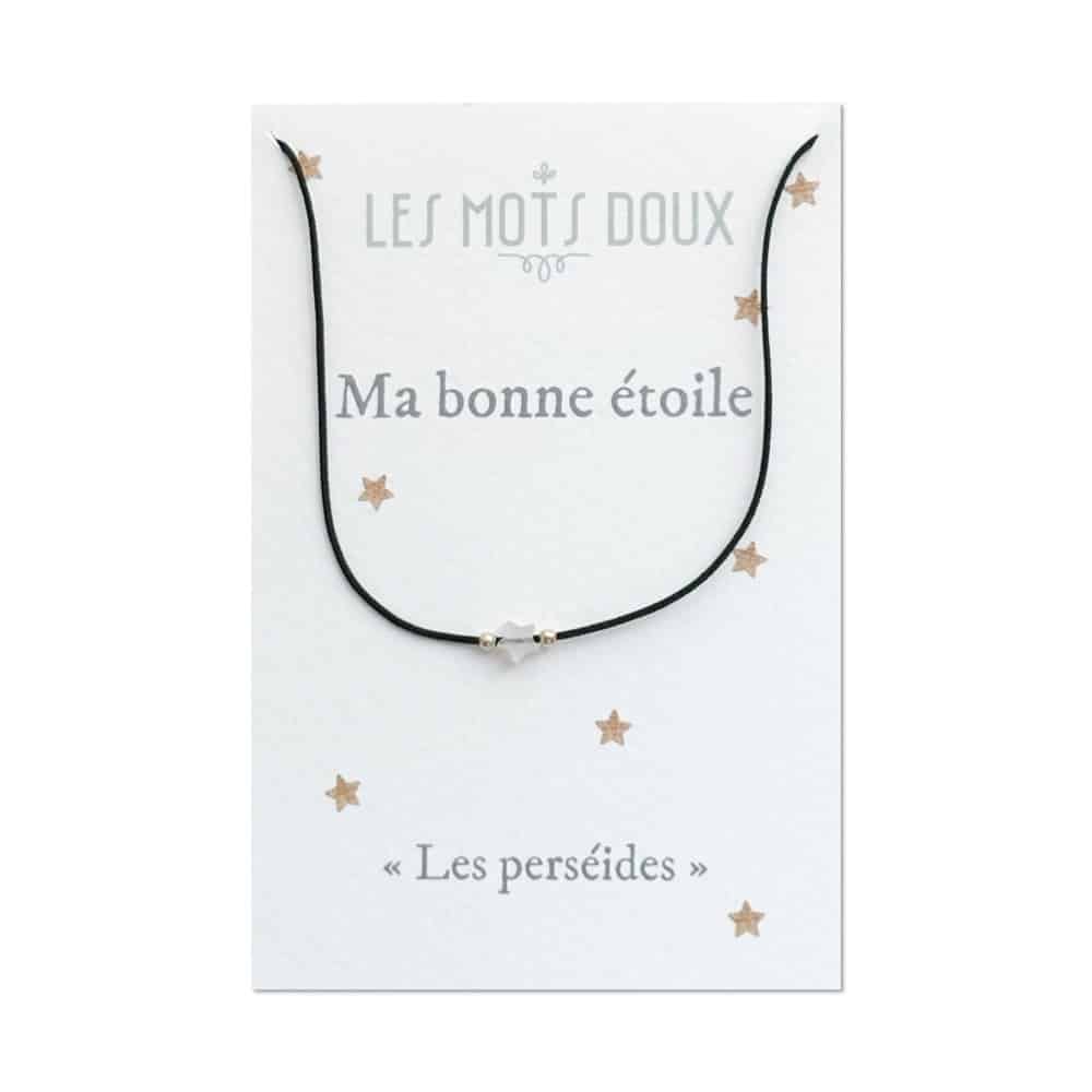 Collier "Ma bonne étoile" (4 couleurs au choix)