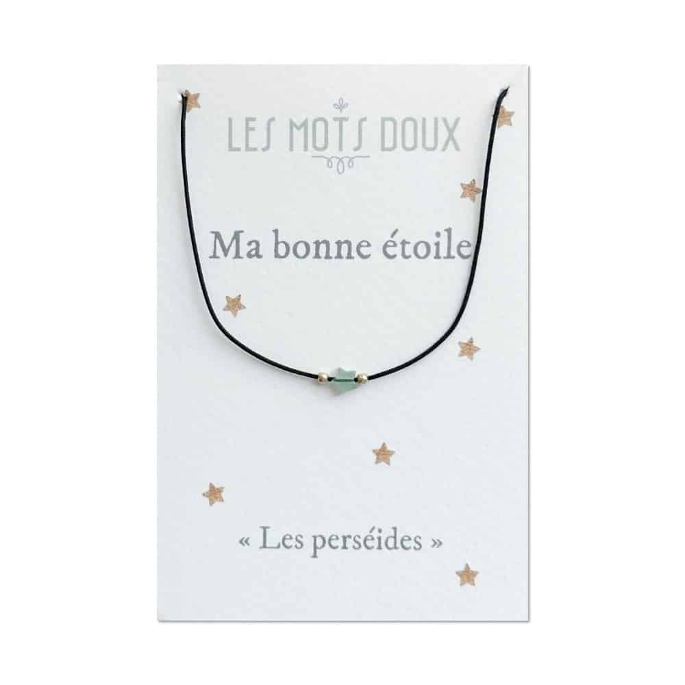 Collier "Ma bonne étoile" (4 couleurs au choix)