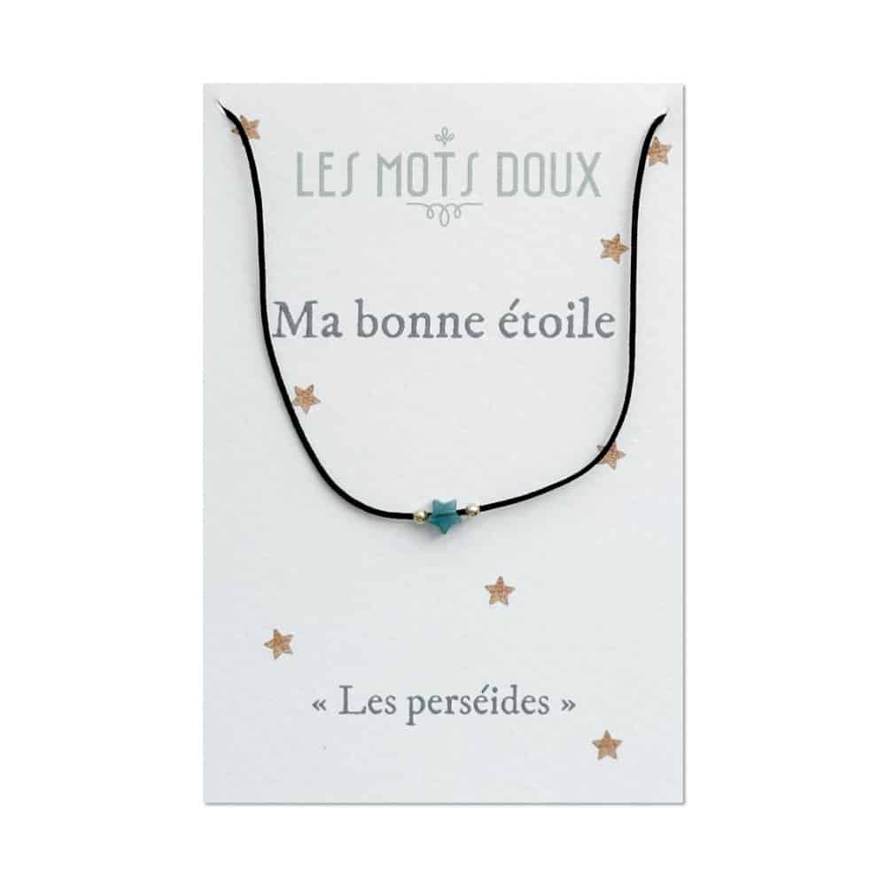 Collier "Ma bonne étoile" (4 couleurs au choix)