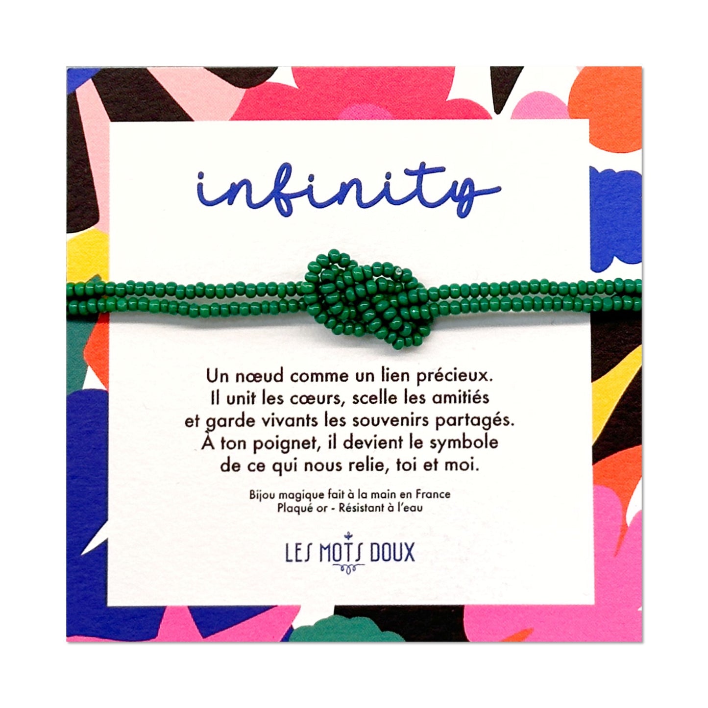 Bracelet - Infinity - Vert