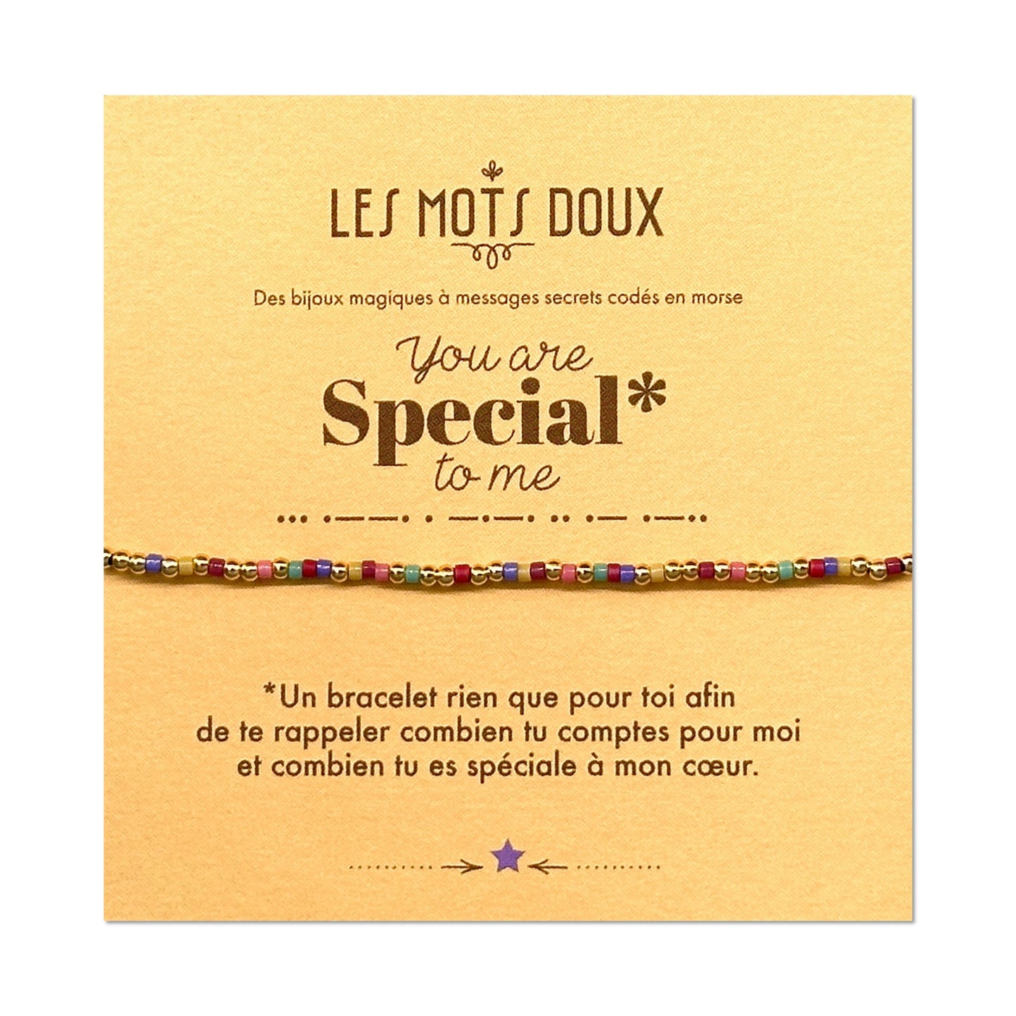 Bracelet Code Morse : You are special to me