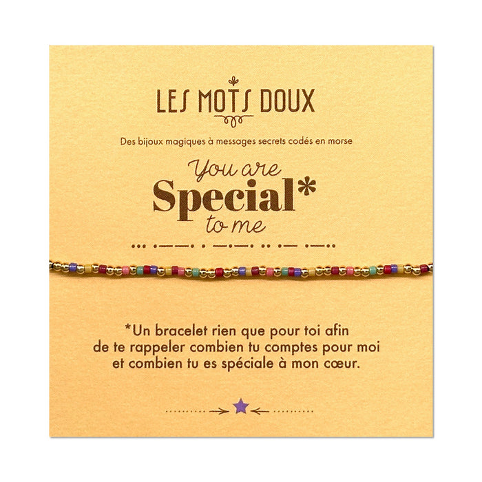 Bracelet Code Morse : You are special to me