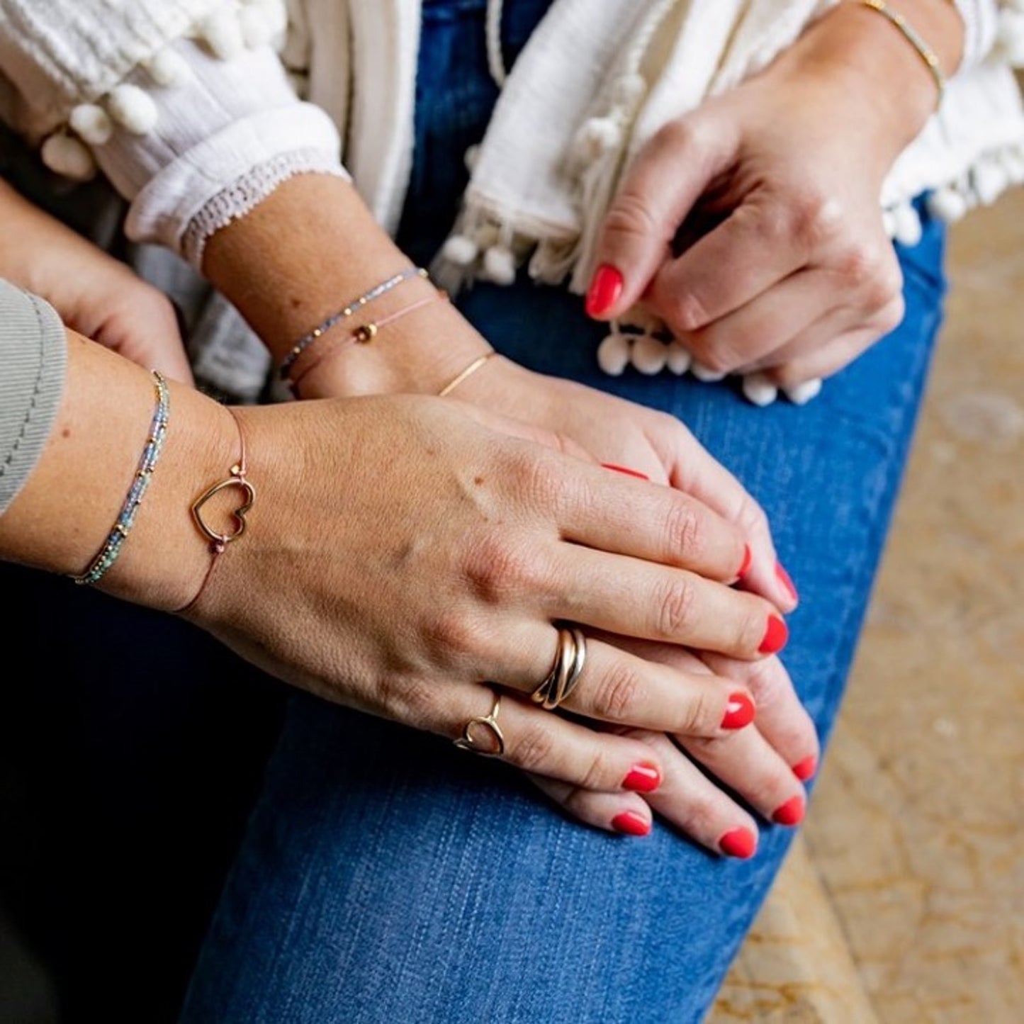 Duo de bracelets “Mon coeur”