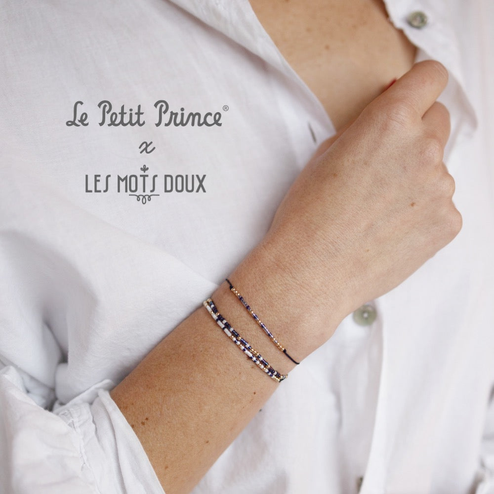 Bracelet code morse Le Petit Prince : Mon ami