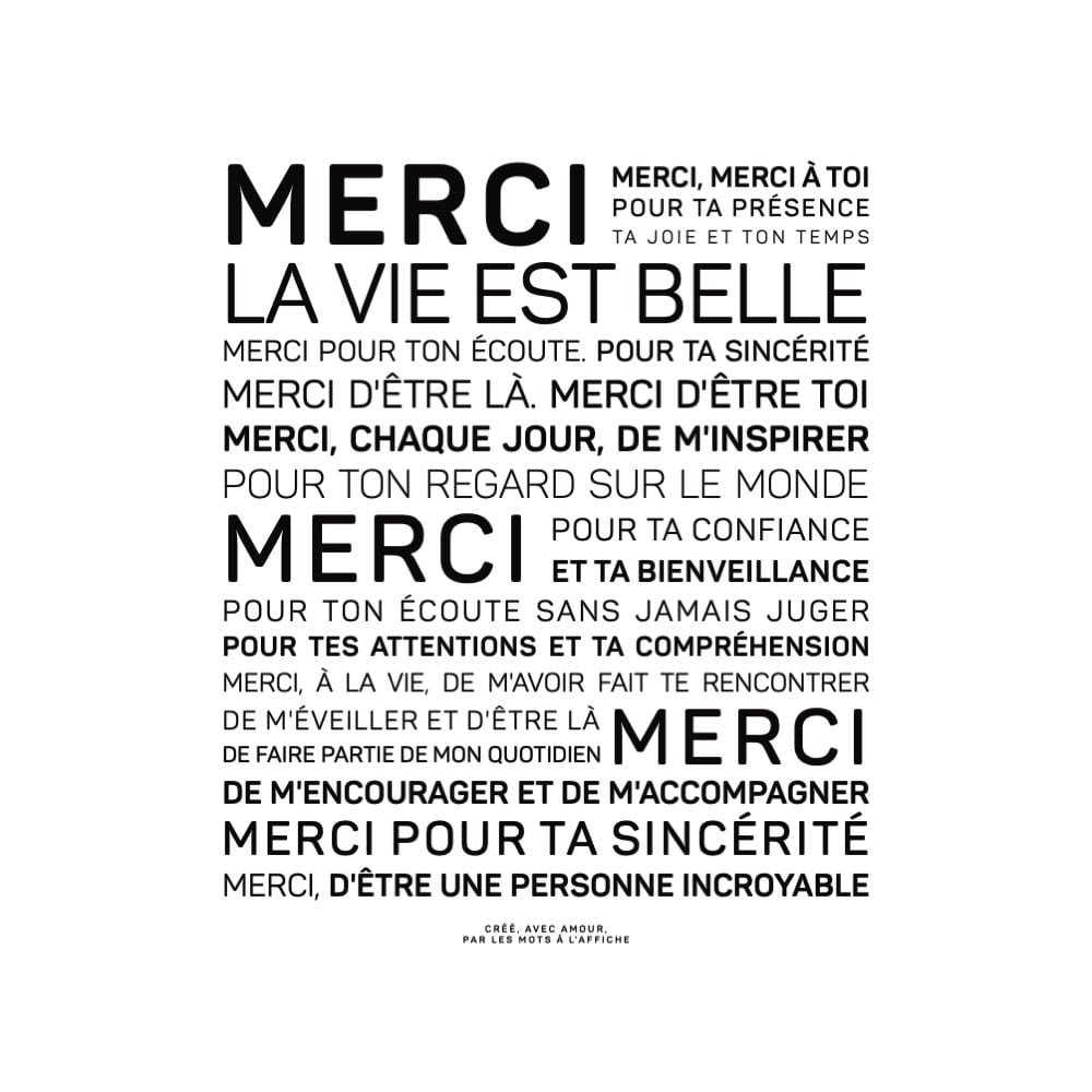 Les Mots Doux x Les Mots à l'affiche : Bracelet code morse "Merci"