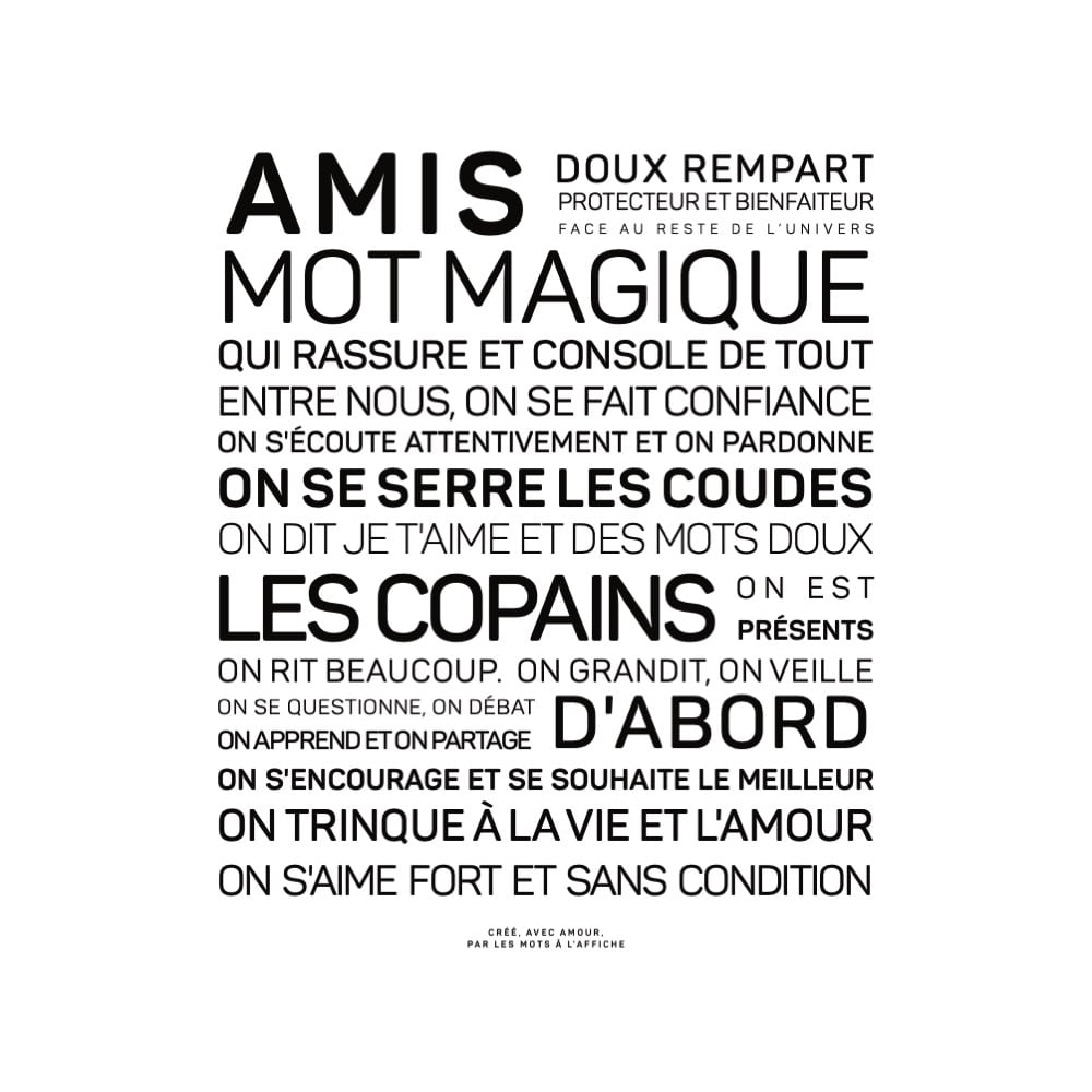 Les Mots Doux x Les Mots à l'affiche : Bracelet code morse "Amis"