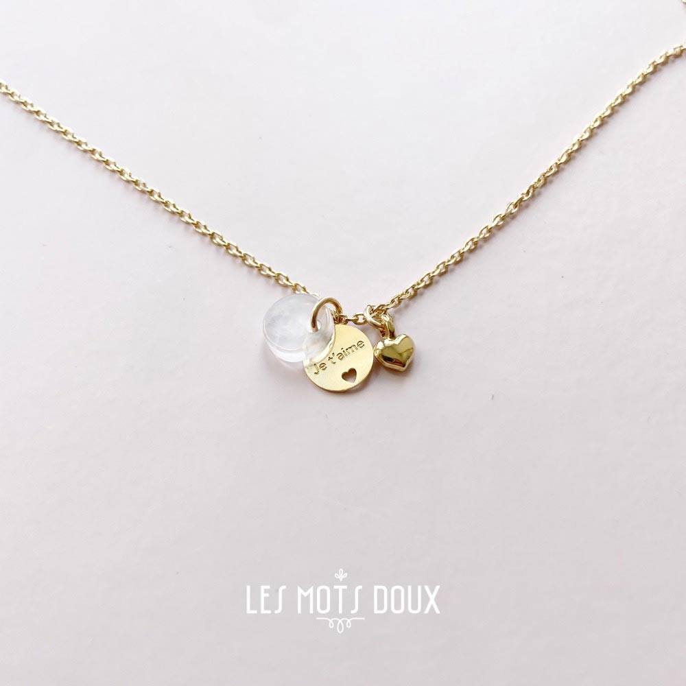 Collier Bijou Secret "Je t'aime"