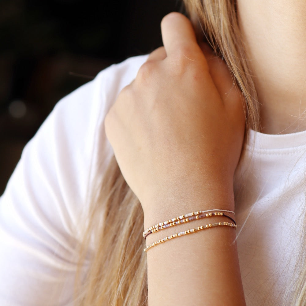 Bracelet Code Morse : Aime