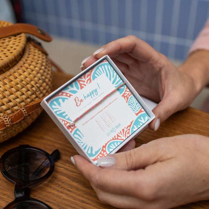 Bracelet code morse - Be Happy ! - Summer 25