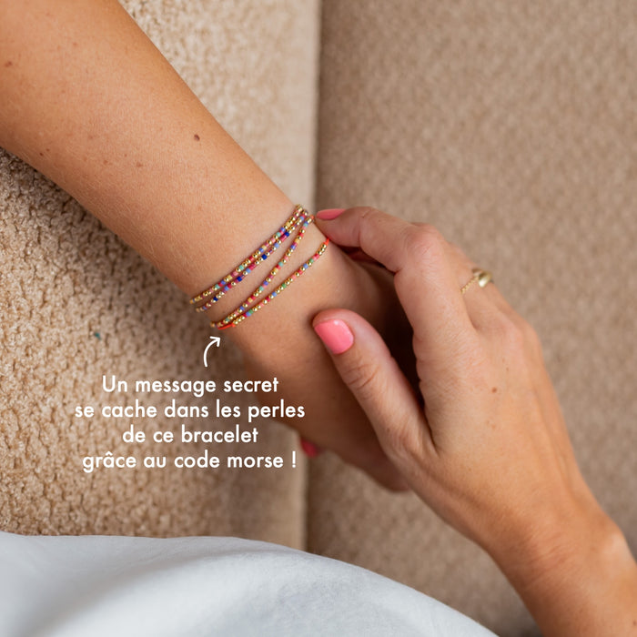 Bracelet Code Morse : You are loved