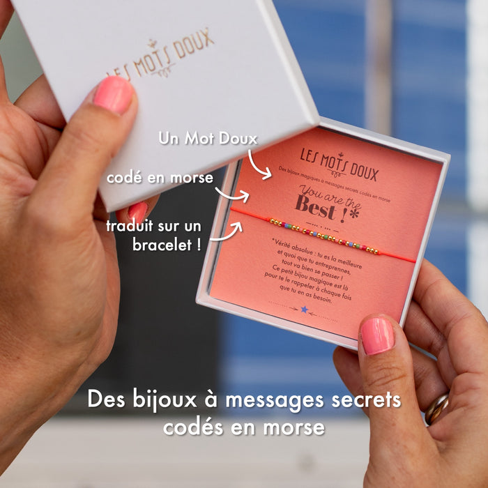 Bracelet Code Morse : You are the best