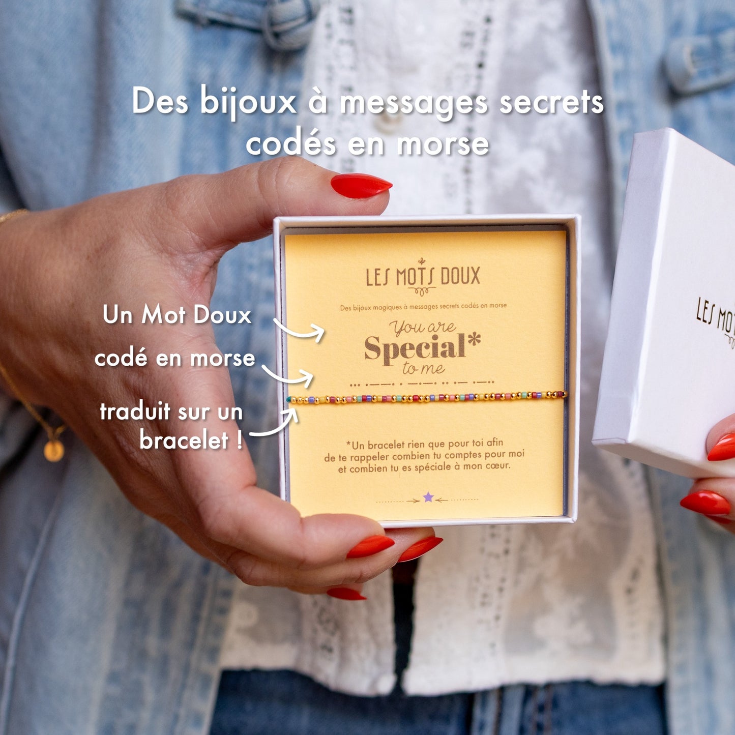 Bracelet Code Morse : You are special to me