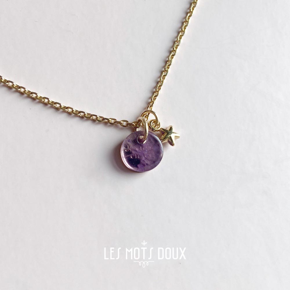 Collier Bijou Secret "Je crois en toi"