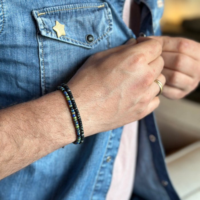 Bracelet homme code morse : Love