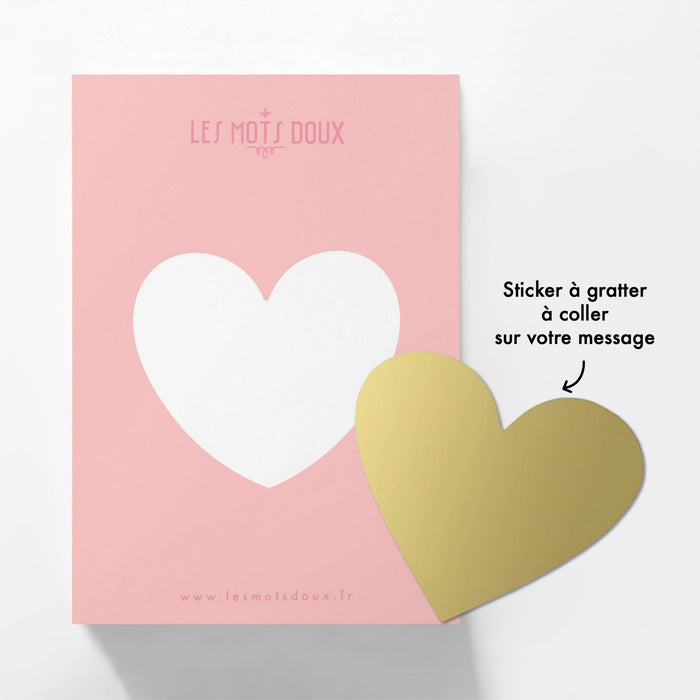 Carte postale - J'ai un message pour toi !
