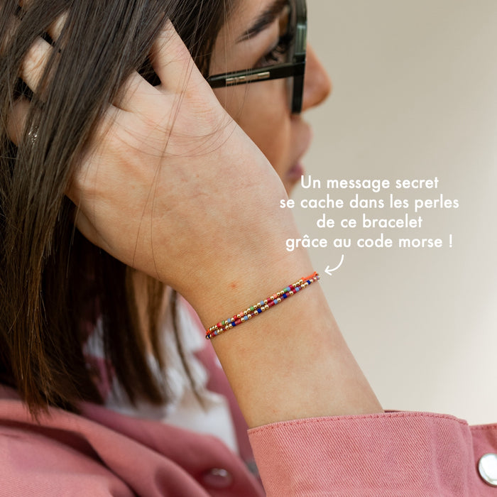 Bracelet Code Morse : You are the best