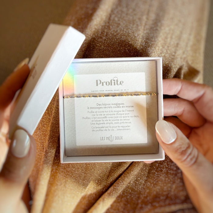 Bracelet Code Morse : Profite