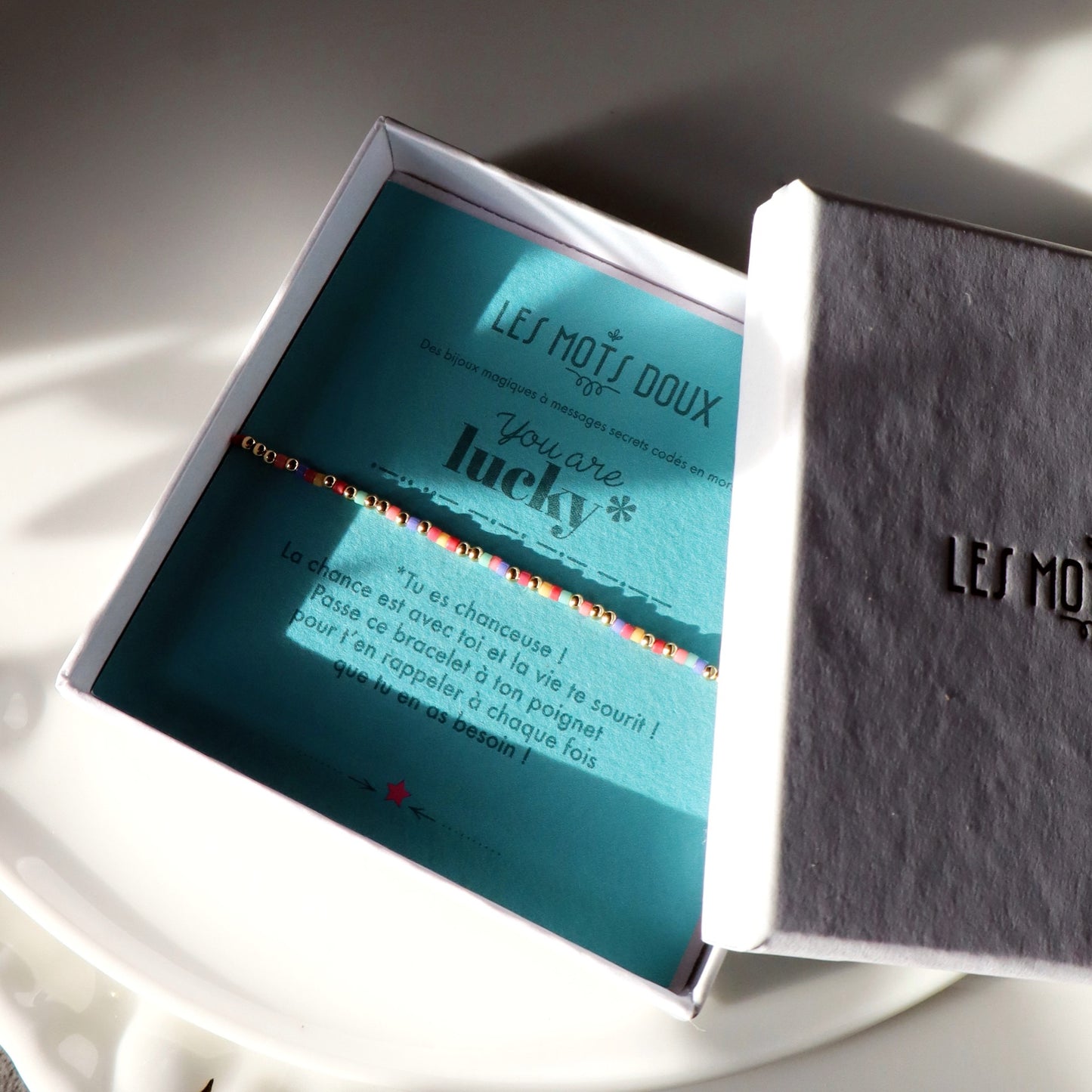 Bracelet Code Morse : You are lucky