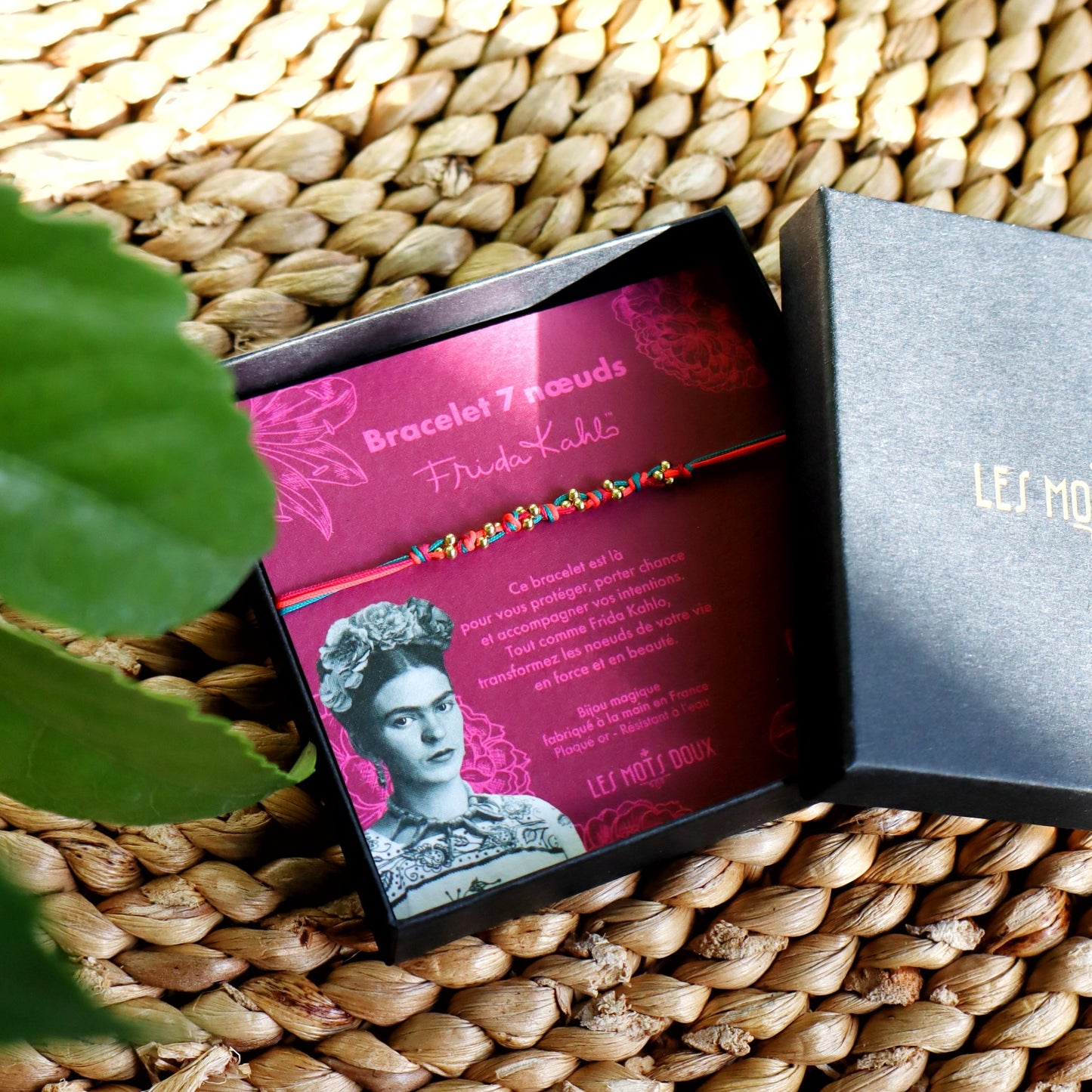 Bracelet 7 noeuds Frida Kahlo - multicolore