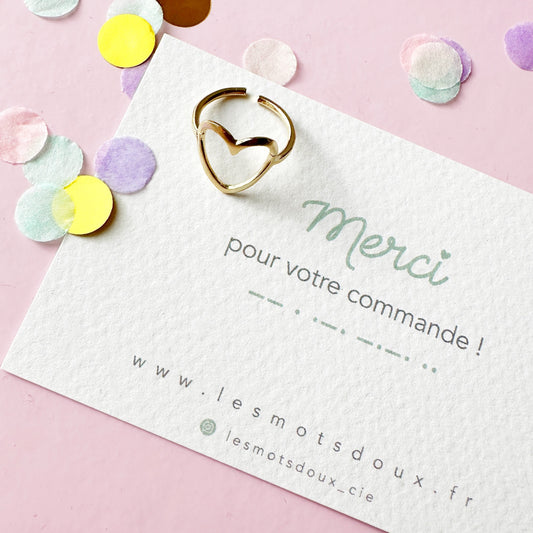 Bague Cœur