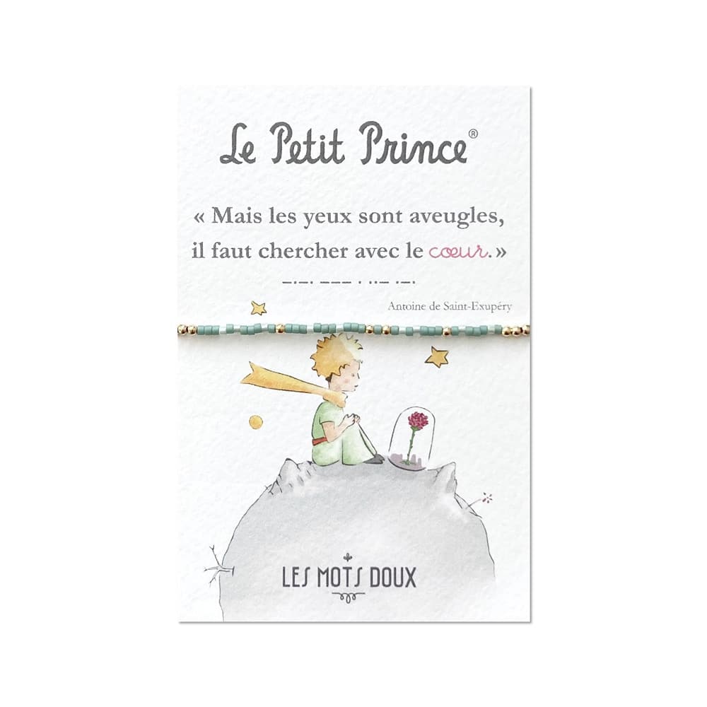 Bracelet Code Morse Le Petit Prince : Cœur