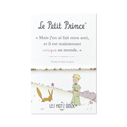 Bracelet Code Morse Le Petit Prince : Unique